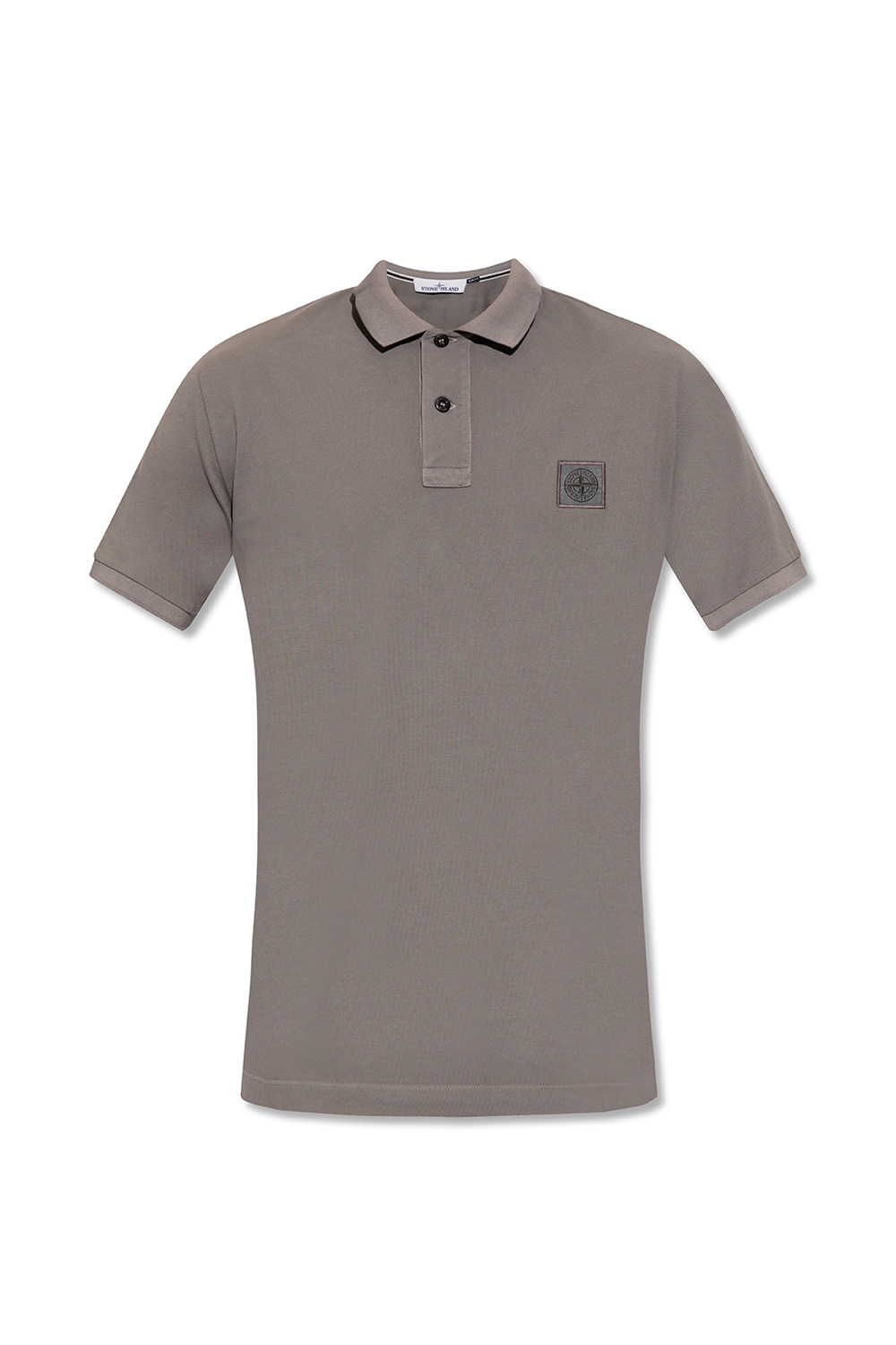 Grey Polo shirt with logo Stone Island - GenesinlifeShops Canada